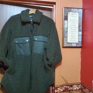 ZARA WOMEN SHERPA JACKET